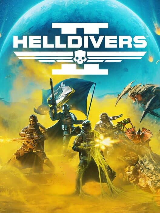 Cover art for the game "Helldivers 2"